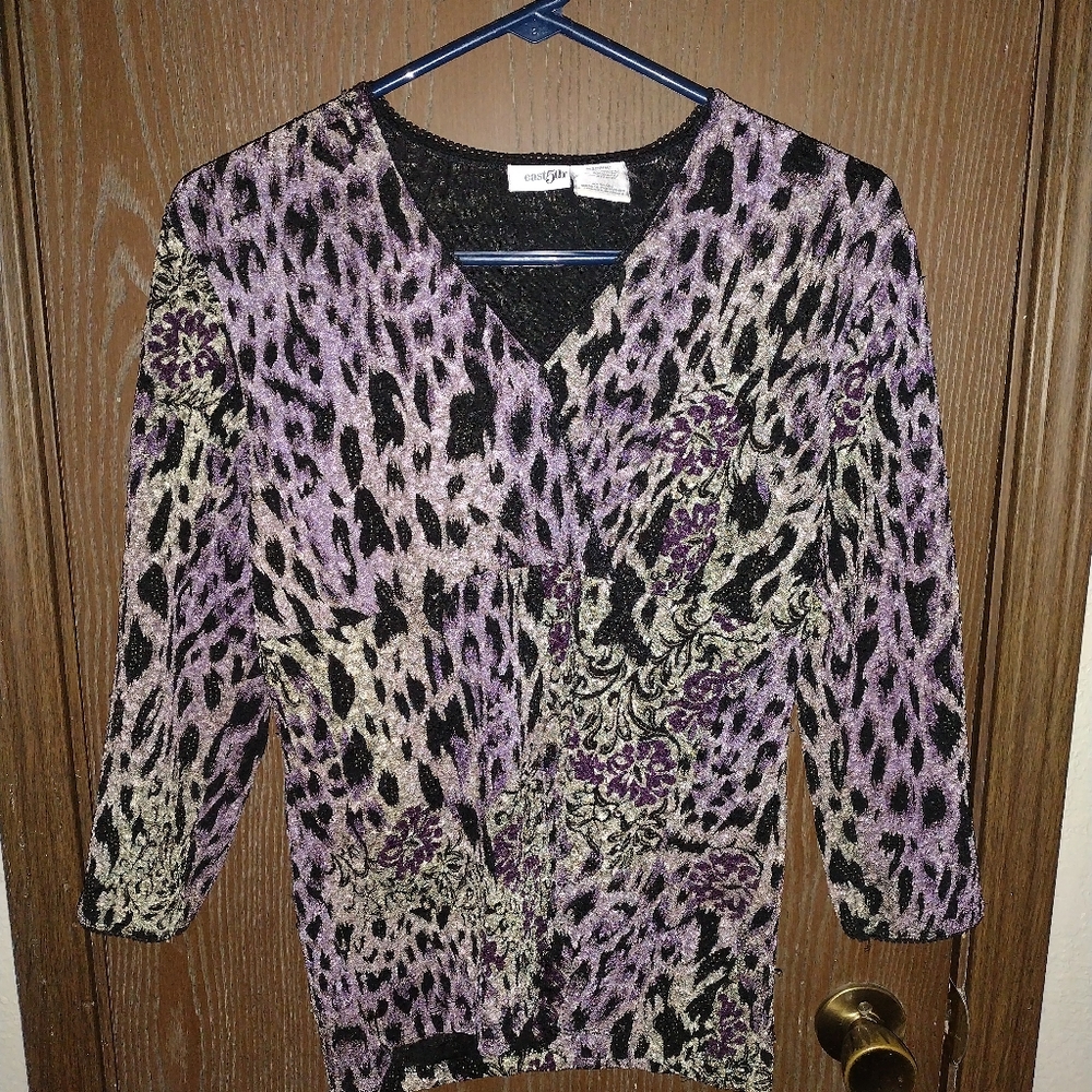 Woman's Medium sheer blouse